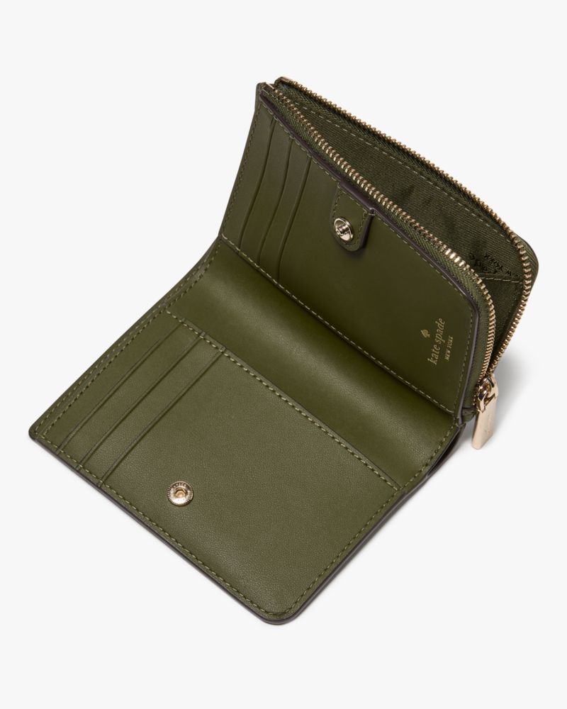 Kate Spade,レナ スモール L-ジップ ウォレット,財布小物,エンチャンテッドグリーン
