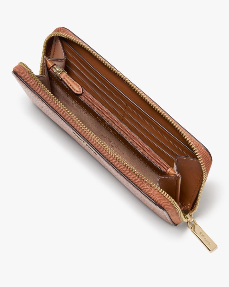 Kate Spade,レナ ピックスティッチ ラージ コンチネンタル ウォレット,財布小物,ウォームジンジャーブレッド