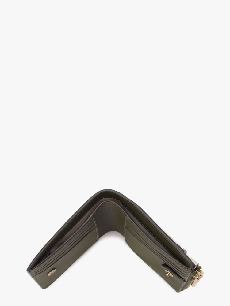 Kate Spade,マディソン フォレスト ブルーム プリンテッド スモール L-ジップ ウォレット,財布小物,メレンゲマルチ