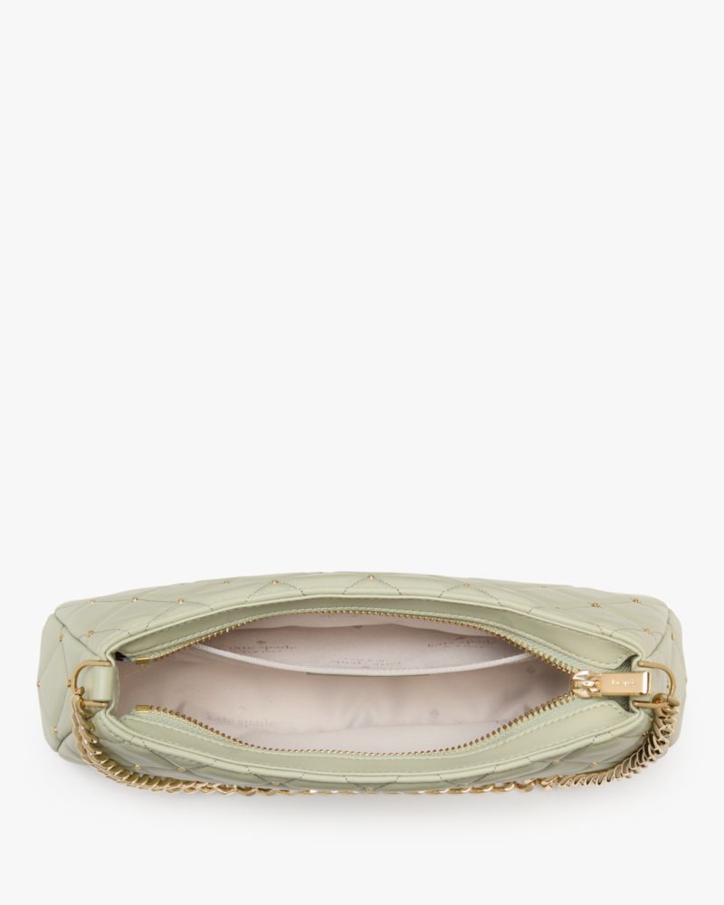 Kate Spade,Carey Quilted Studs Small Convertible Crossbody,Green