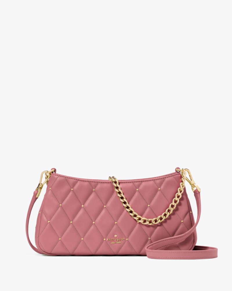 Kate Spade,Carey Quilted Studs Small Convertible Crossbody,