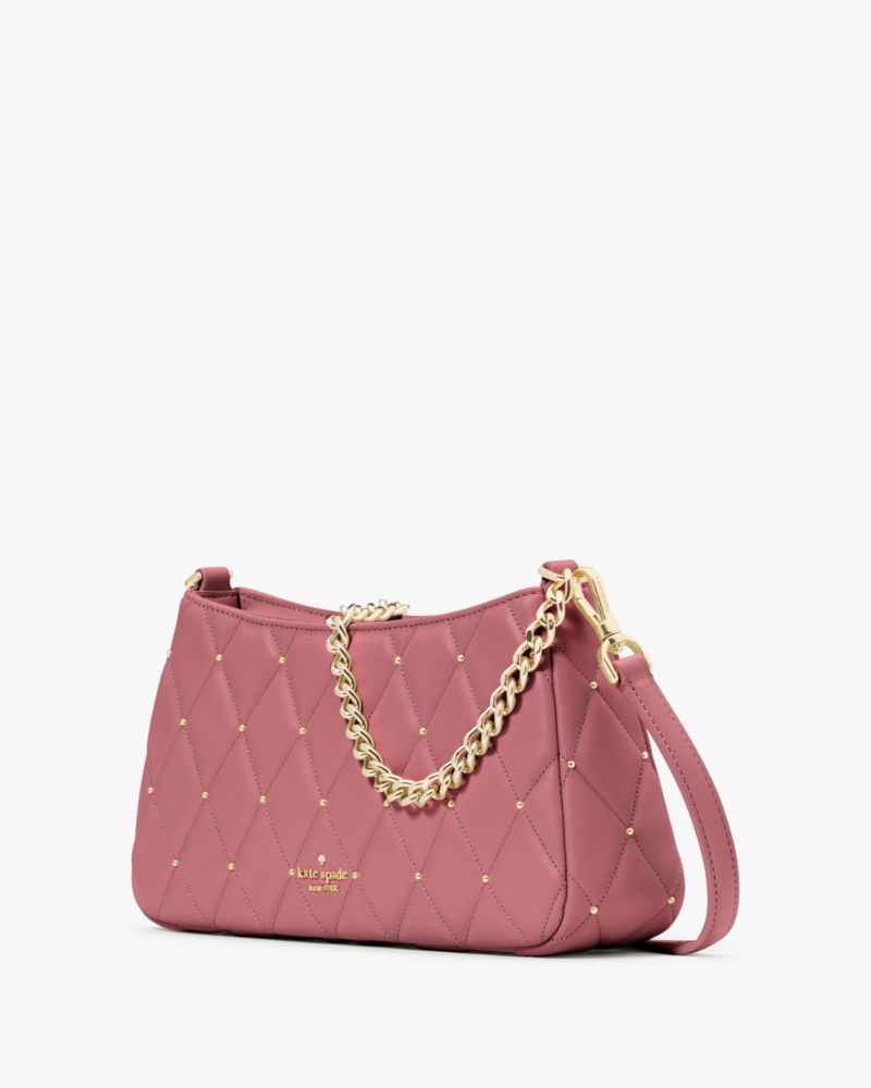 Kate Spade,Carey Quilted Studs Small Convertible Crossbody,