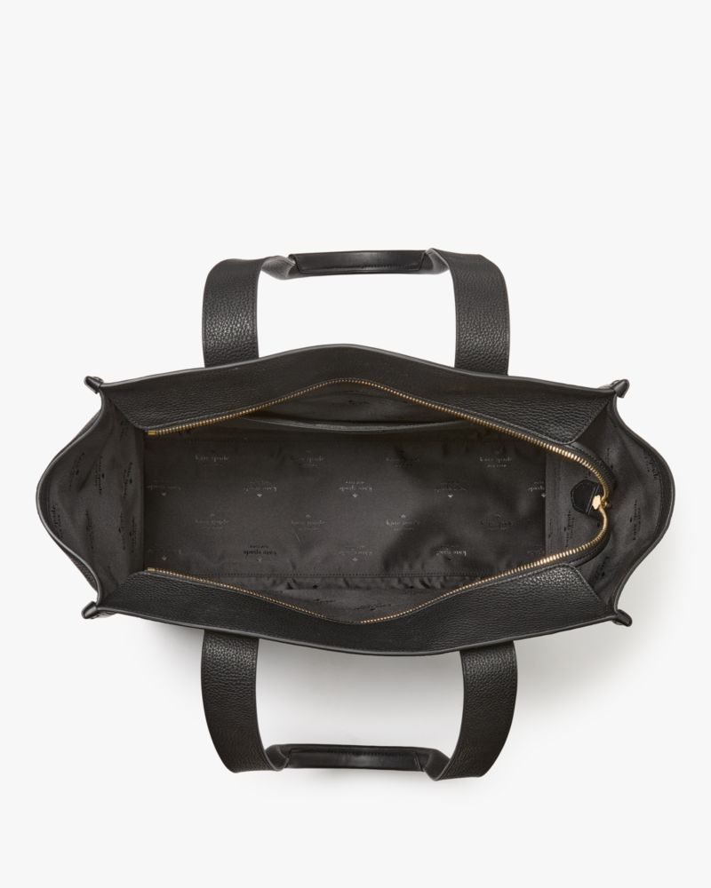 Kate Spade,Kip Leather Large Tote,Black