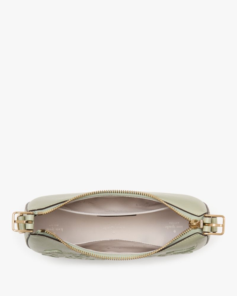 Kate Spade,マディソン フォレスト ブルーム アップリケ クレセント ショルダー バッグ,バッグ,セージバンドル
