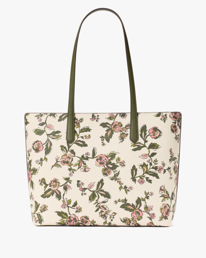 Kate Spade,Staci Floral Large Tote Set,Multi Color