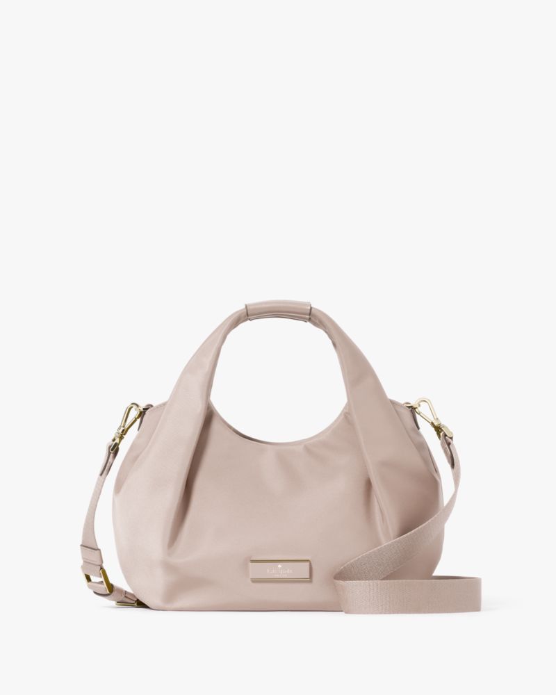 Kate Spade,カータースモール プリーテッド クロスボディ,バッグ,コジーグレー