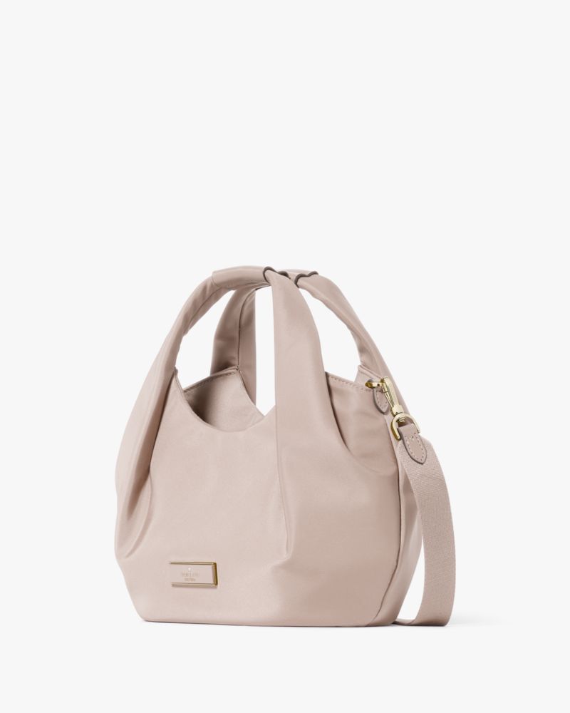 Kate Spade,カータースモール プリーテッド クロスボディ,バッグ,コジーグレー