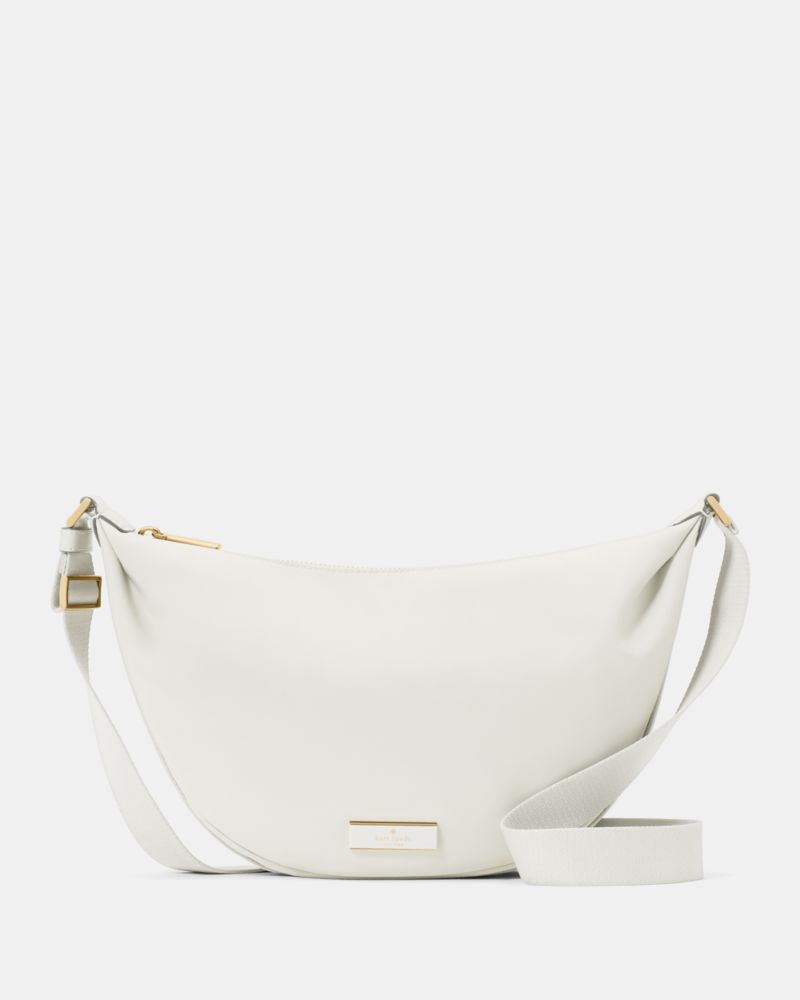 Kate Spade,Carter Nylon Medium Sling Bag,Nylon,Polyurethane,Crossbody,Metal,Gold Metal,Casual,