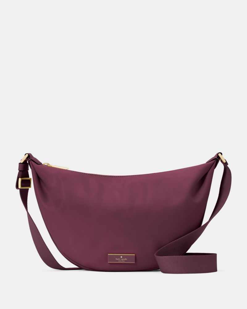 Carter Nylon Medium Sling Bag, Deep Cherry, ProductTile