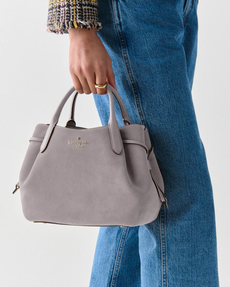 Kate Spade,Dumpling Suede Small Satchel,