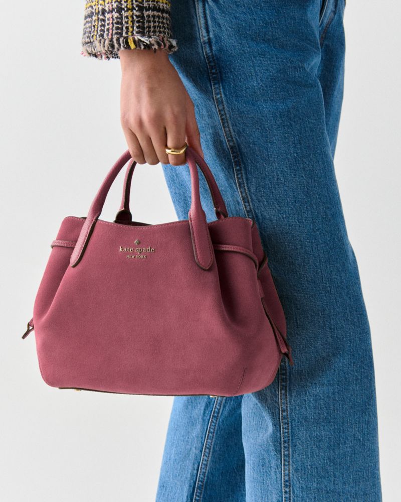 Kate Spade,Dumpling Suede Small Satchel,