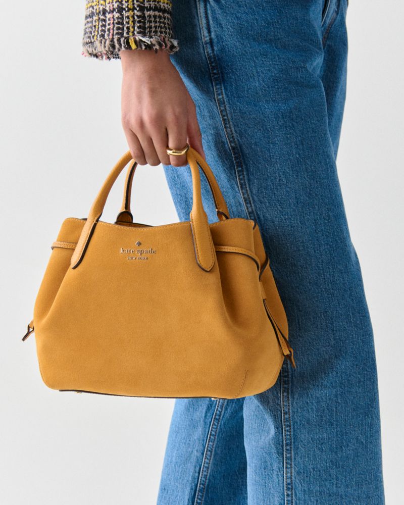 Kate Spade,Dumpling Suede Small Satchel,