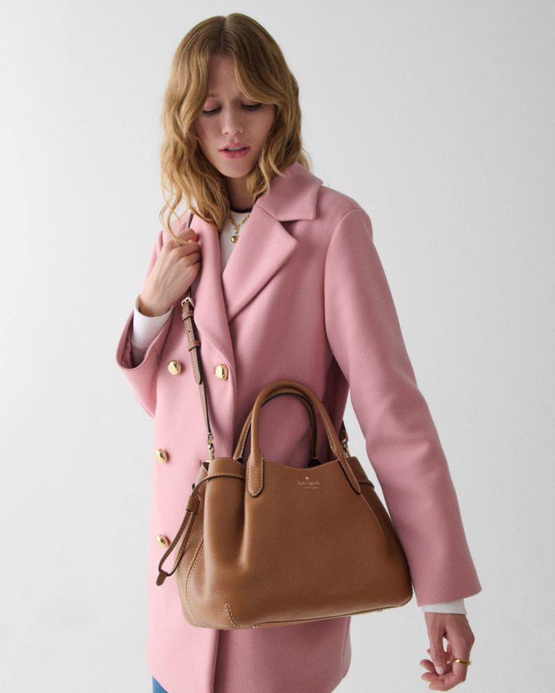 Kate Spade,Dumpling Large Shoulder Bag,Brown