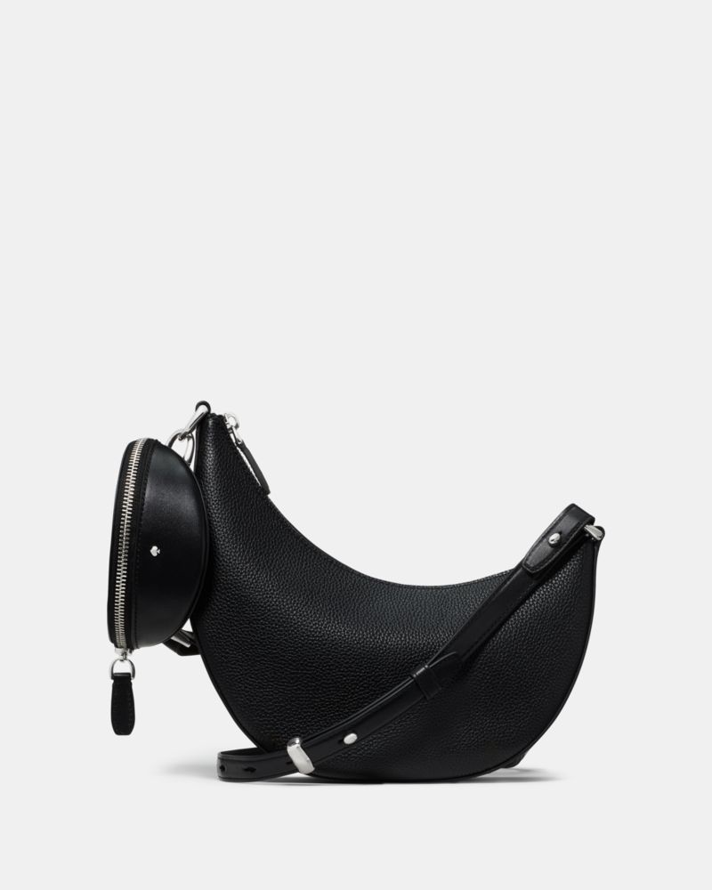 Kate Spade,ケーエスデュオ クロスボディ バッグ,ショルダー・クロスボディ,ブラック／シルバー