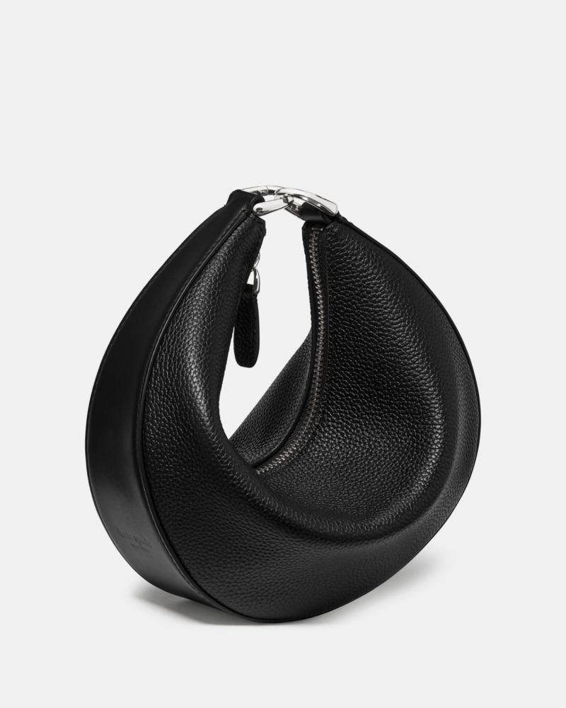 Kate Spade,Duo Crossbody Bag,Leather,Belt Bag,Crossbody,Logo,Adjustable,Removable Pouch,Gold Metal,Casual,Day Party,Black