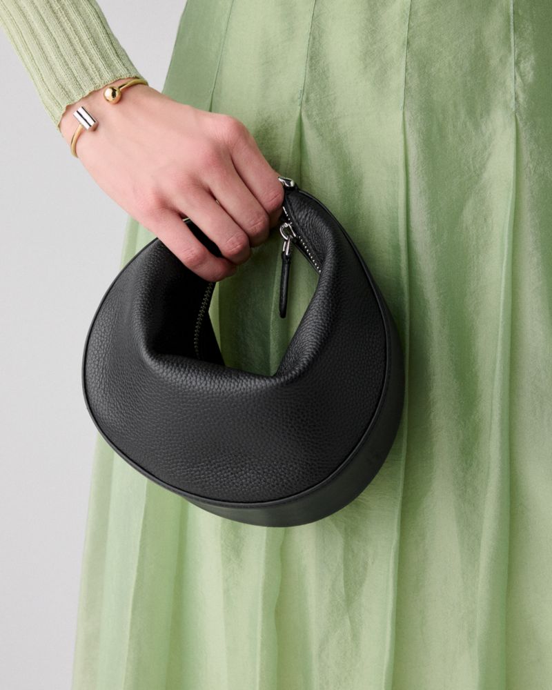 Kate Spade,Duo Crossbody Bag,Leather,Crossbody,Belt Bag,Logo,Removable Pouch,Adjustable,Gold Metal,Day Party,Casual,Black