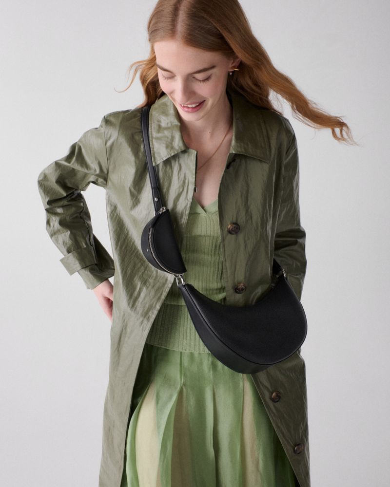 Kate Spade,ケーエスデュオ クロスボディ バッグ,ショルダー・クロスボディ,ブラック／シルバー