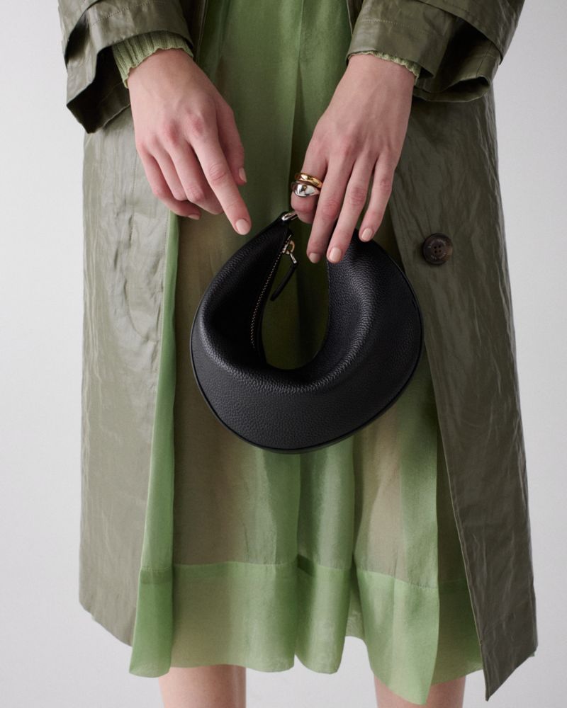 Kate Spade,Duo Crossbody Bag,Leather,Belt Bag,Crossbody,Logo,Adjustable,Removable Pouch,Gold Metal,Casual,Day Party,Black