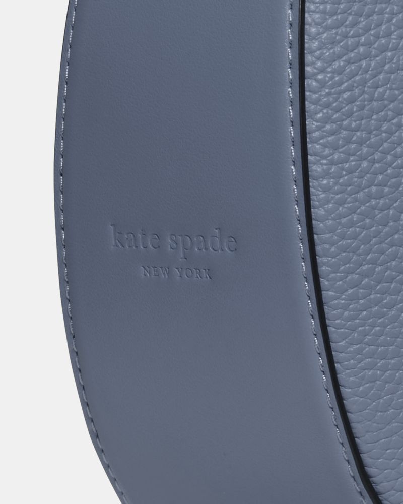 Kate Spade,Duo Crossbody Bag,Leather,Belt Bag,Crossbody,Logo,Removable Pouch,Adjustable,Gold Metal,Casual,Day Party,Blue