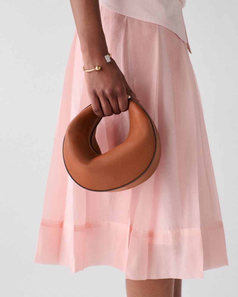 Kate Spade,Duo Crossbody Bag,Leather,Belt Bag,Crossbody,Logo,Adjustable,Removable Pouch,Gold Metal,Casual,Day Party,Brown