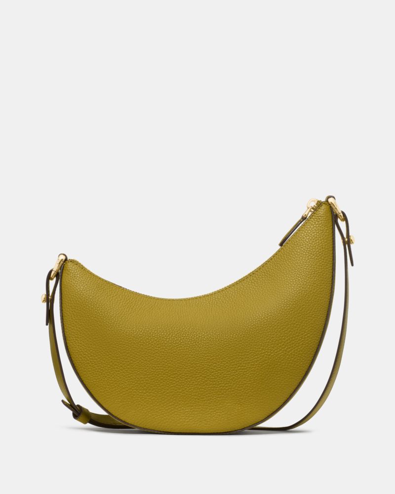 Kate Spade,Duo Crossbody Bag,Leather,Belt Bag,Crossbody,Logo,Adjustable,Removable Pouch,Gold Metal,Casual,Day Party,Green