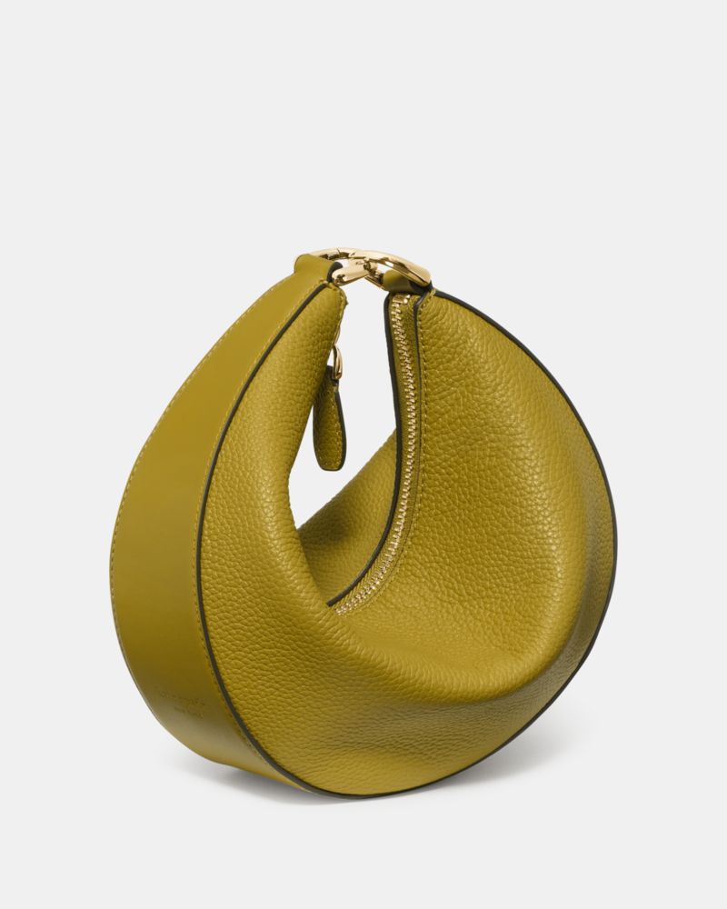 Kate Spade,Duo Crossbody Bag,Leather,Belt Bag,Crossbody,Logo,Adjustable,Removable Pouch,Gold Metal,Casual,Day Party,Green