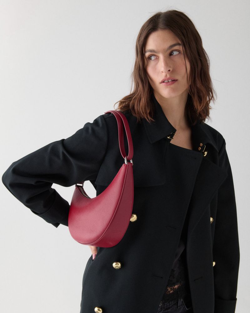 Kate Spade,Duo Crossbody Bag,Leather,Belt Bag,Crossbody,Logo,Removable Pouch,Adjustable,Gold Metal,Casual,Day Party,