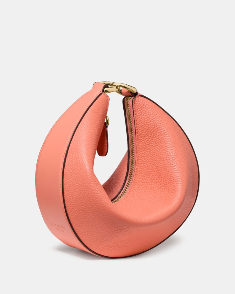 Kate Spade,Duo Crossbody Bag,Leather,Belt Bag,Crossbody,Logo,Adjustable,Removable Pouch,Gold Metal,Casual,Day Party,Coral