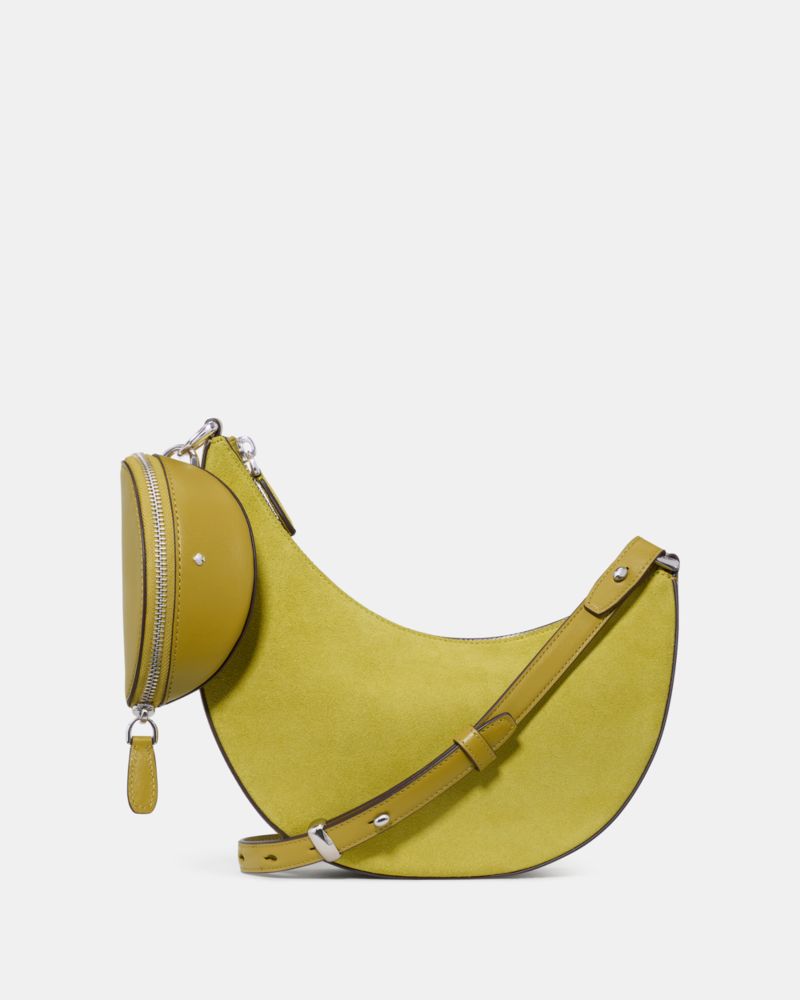 Kate Spade,ケーエスデュオ スエード クロスボディ バッグ,ショルダー・クロスボディ,ダークイングリッシュシー