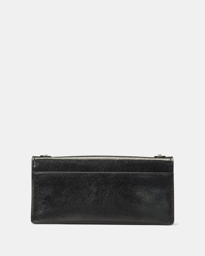Kate Spade,デコ グレイズド レザー ソフト ショルダー バッグ,ショルダーバッグ,ブラック