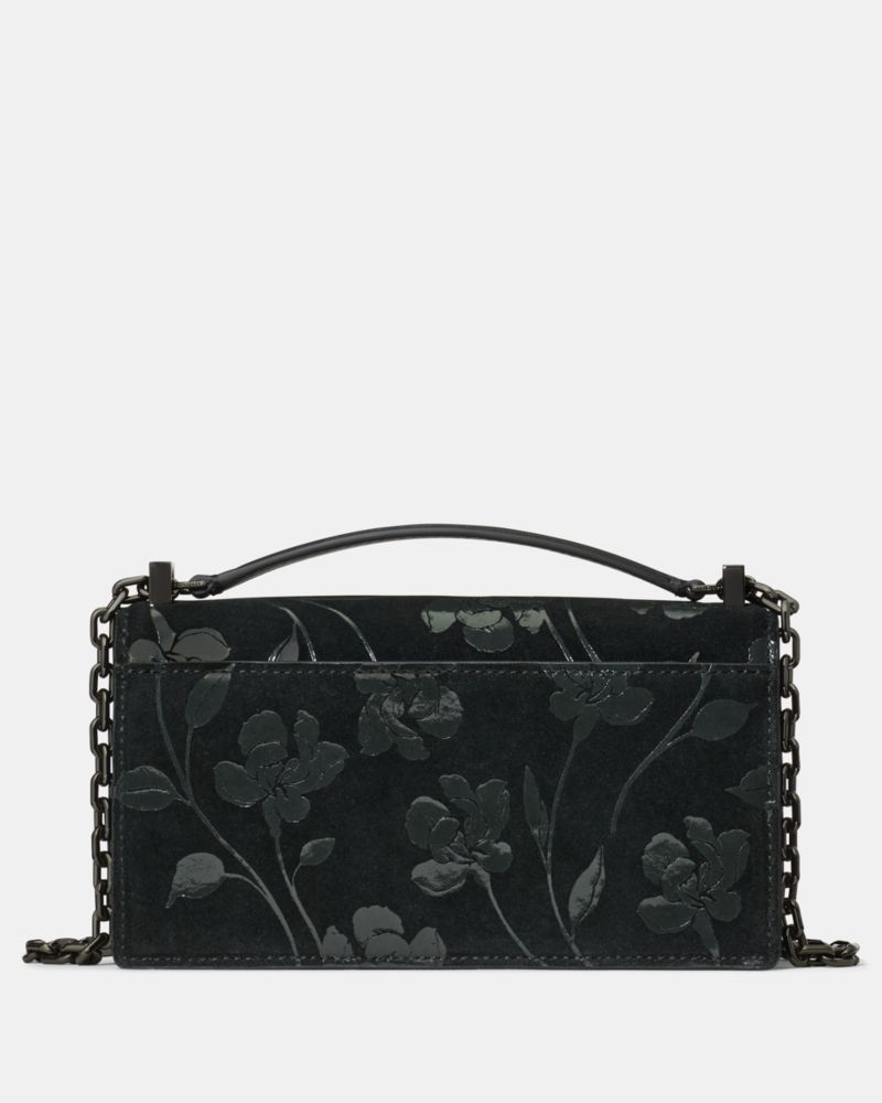 Kate Spade,Deco Uptown Blooms Mini Crossbody,Black