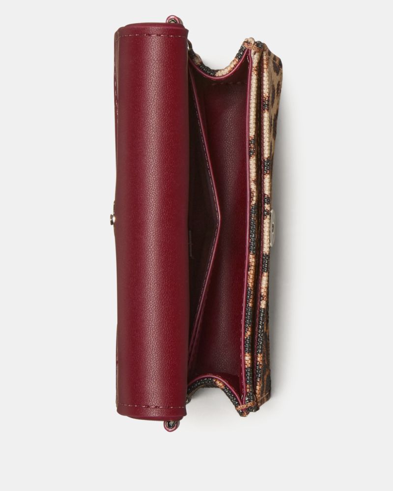 Natasha Leopard Scrunch Strap Mini Bag