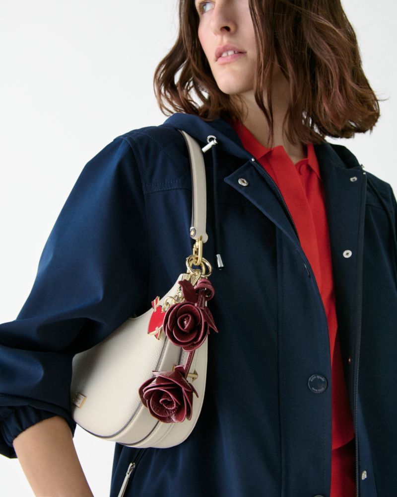 Kate Spade,Charmed Rose Bag Charm,