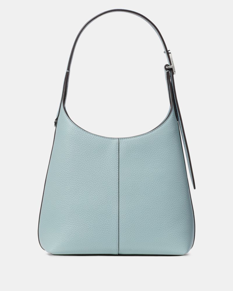 Kate Spade,454 Small Shoulder Bag,Leather,Shoulder Bag,Logo,Gold Metal,Casual,Blue