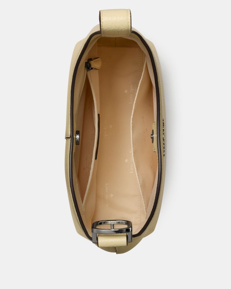 Kate Spade,454 Small Shoulder Bag,Leather,Shoulder Bag,Logo,Gold Metal,Casual,Cream