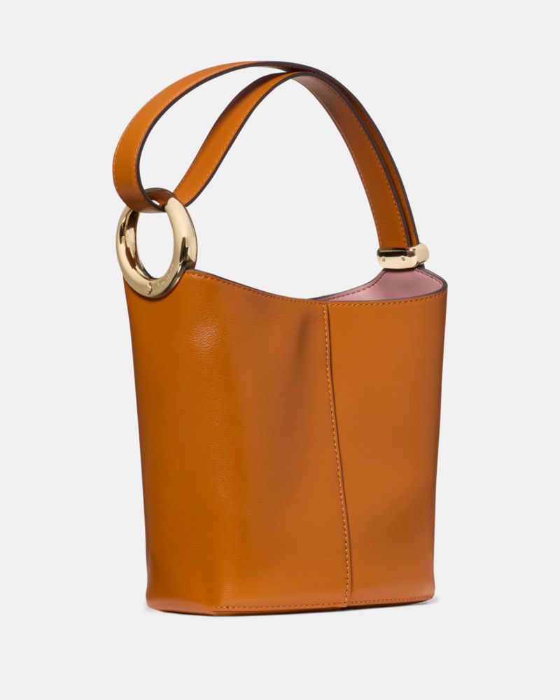 Kate Spade,Halo Fine Grain Leather Mini Bucket,