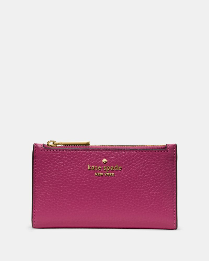Kate Spade,Juliette Small Bifold Wallet,Fuchsia