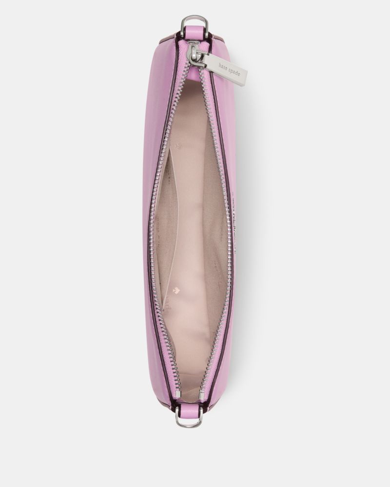 Kate Spade,Gemini Convertible Wristlet,Leather,Suede,Shoulder Bag,Wristlet,Gold Metal,Day Party,