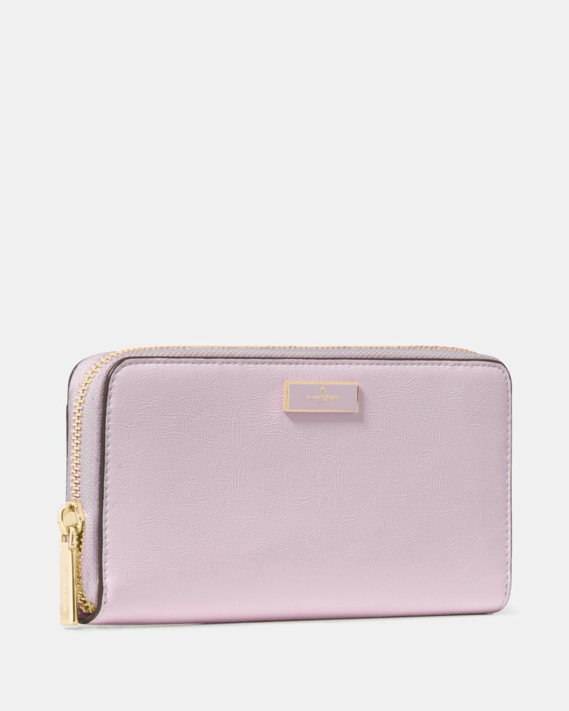 Kate Spade,Bridget Crinkle Patent Large Continental Wallet,