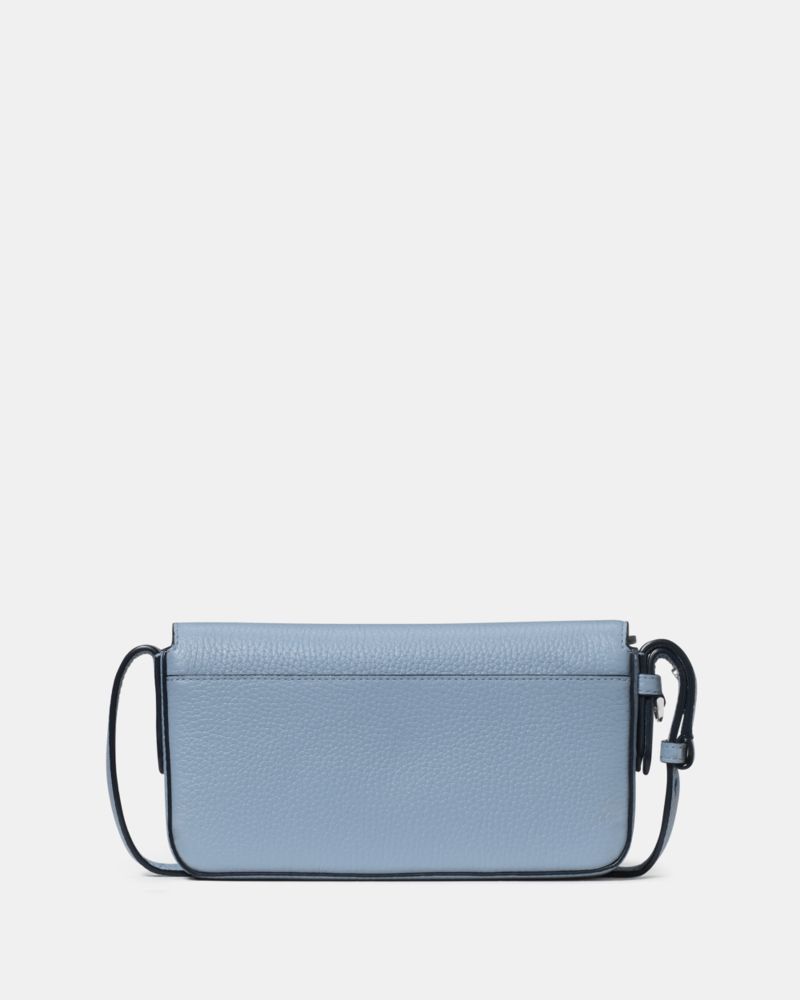 Kate Spade,Juliette Mini Crossbody Bag,Leather,Crossbody,Gold Metal,Casual,Blue