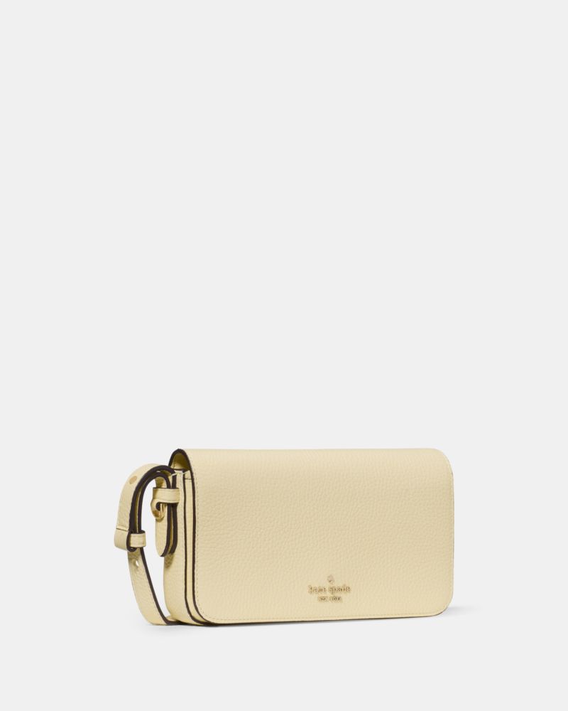 Kate Spade,Juliette Mini Crossbody Bag,Leather,Crossbody,Gold Metal,Casual,Cream