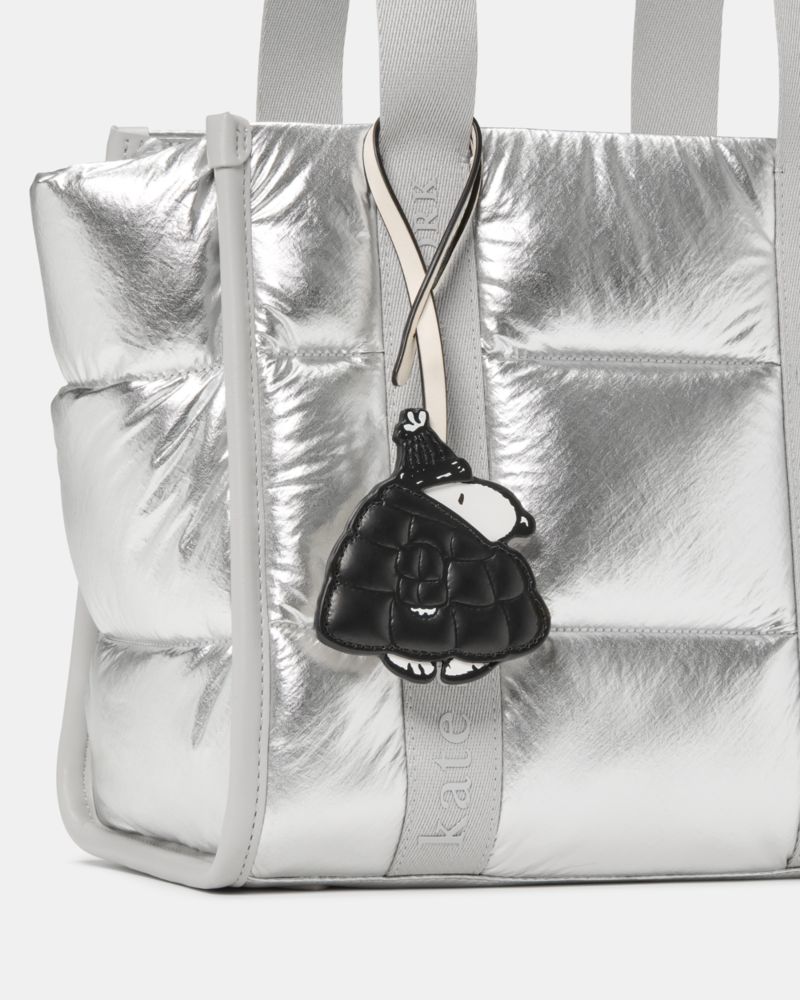 Kate Spade,Peanuts X KSNY Snoopy Puffer Keyfob,