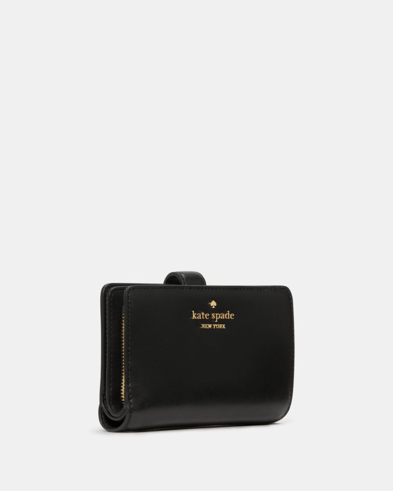 Kate Spade,Madison Medium Bifold Wallet,Black