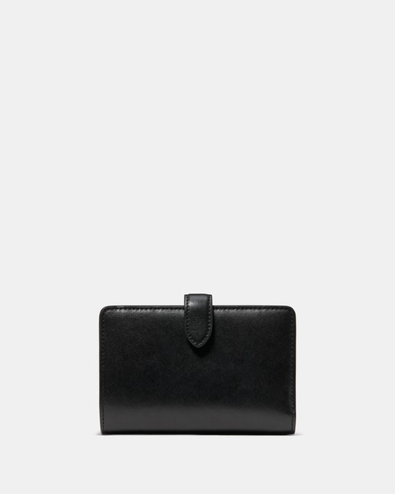 Kate Spade,Madison Medium Bifold Wallet,Black