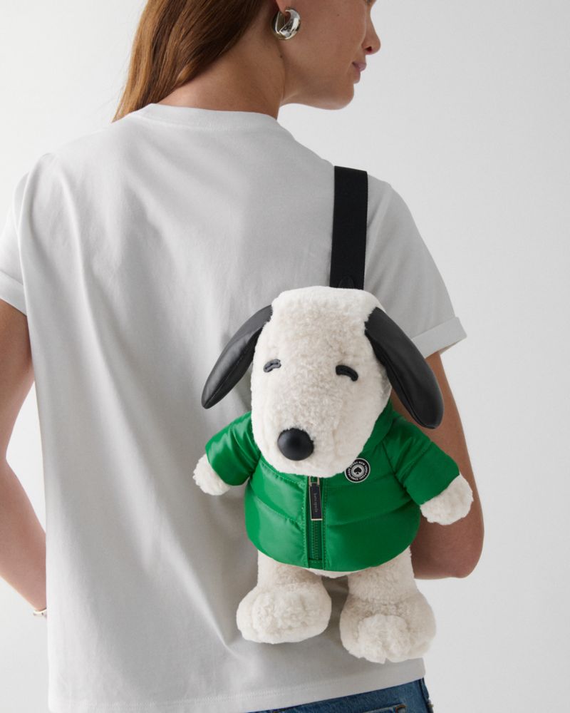 Kate Spade,Peanuts X KSNY Snoopy 3D Dog Crossbody,Multi Color