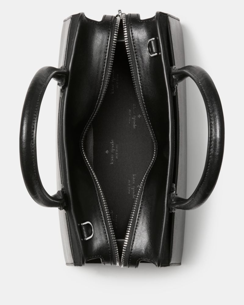 Kate Spade,Madison Suede Medium Satchel,Black