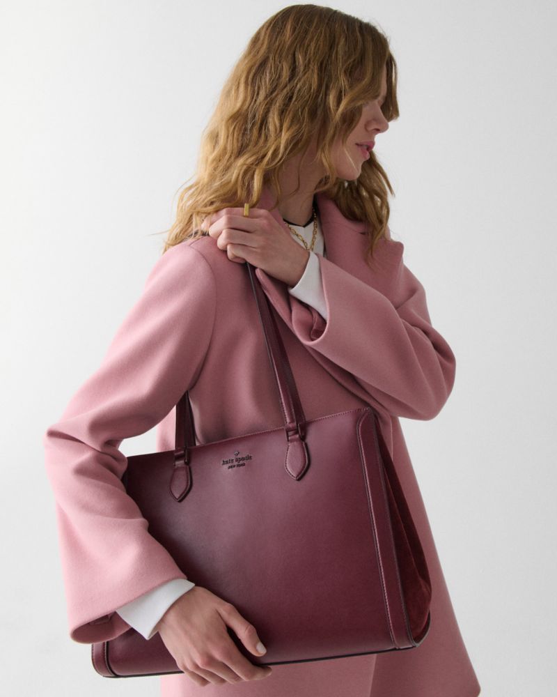 Kate Spade,Madison Suede Large Laptop Tote,