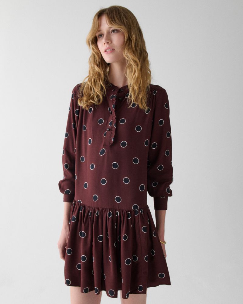 Kate Spade,Flounce Shirtdress,