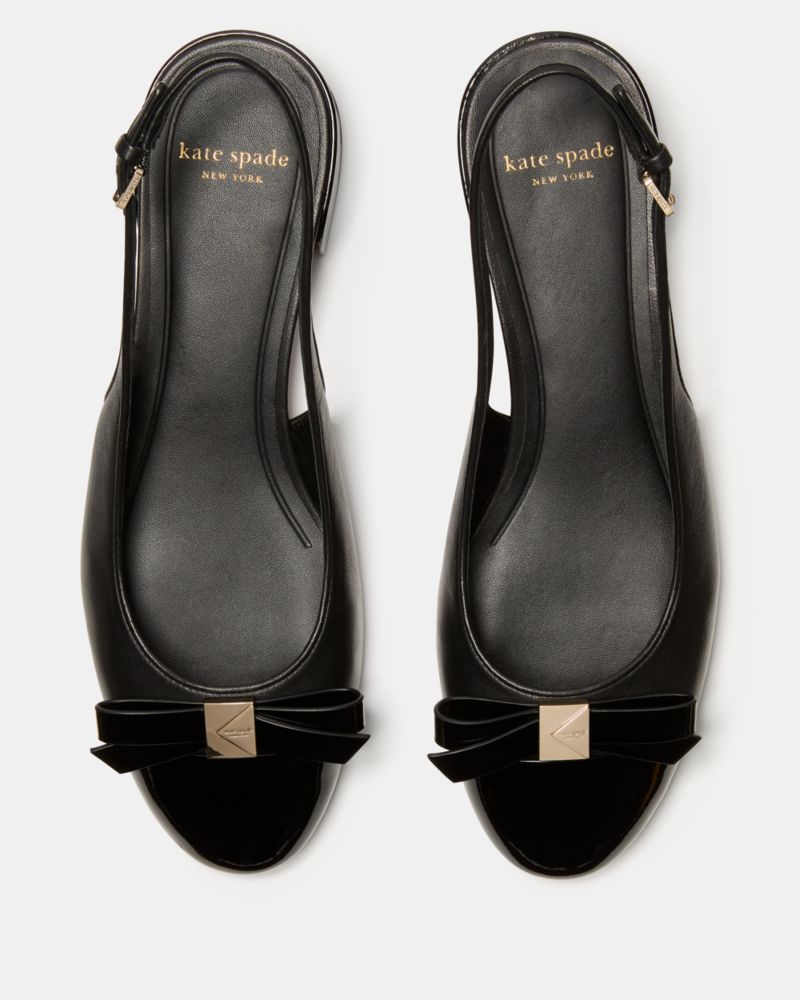 Kate Spade,Deco Bow Slingback Pump,