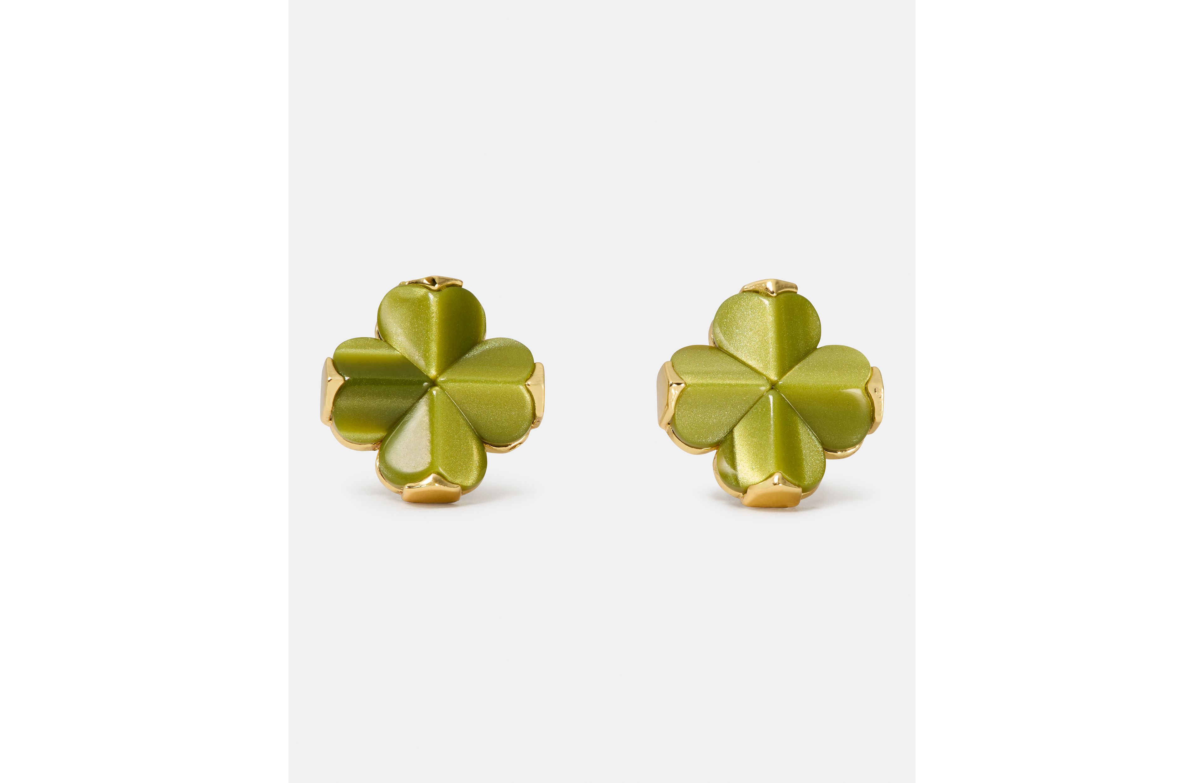 Spade Flower Studs